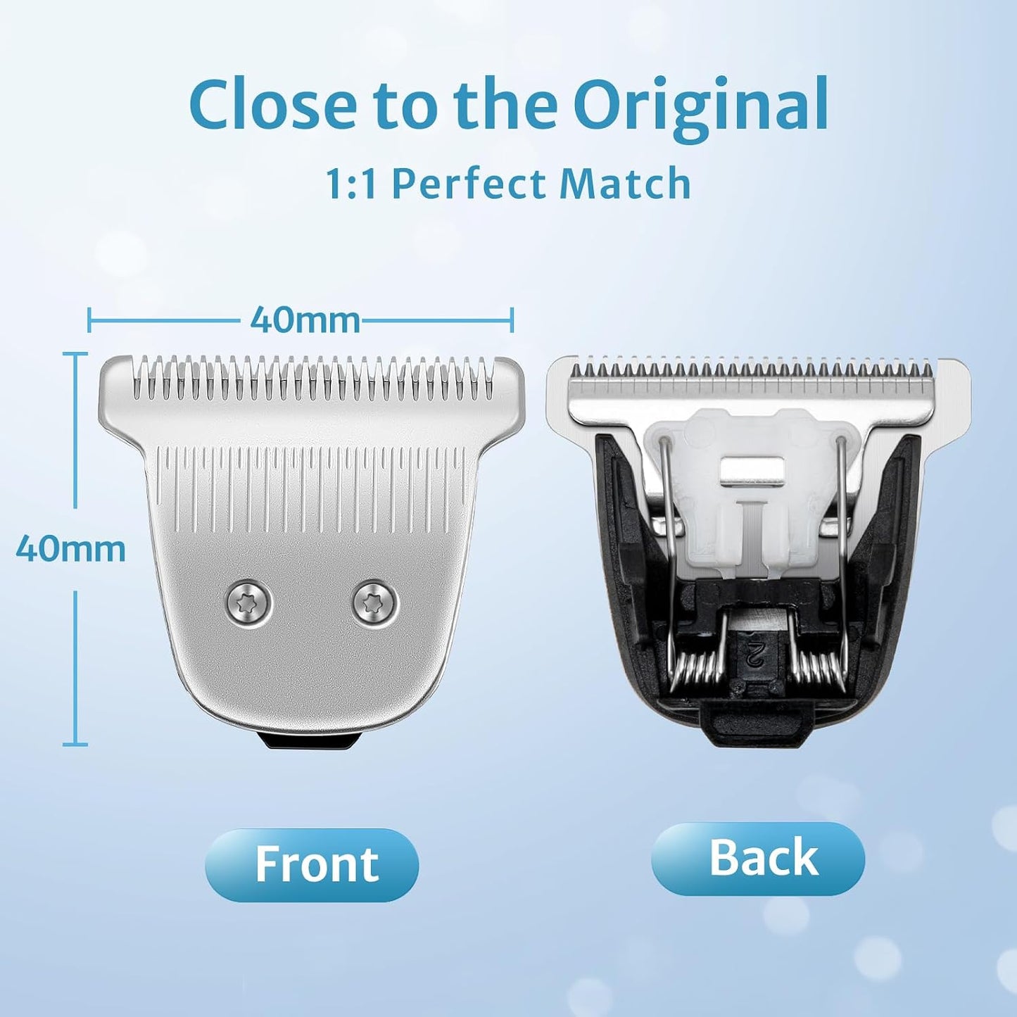 Multigroom Replacement Blade - 40mm Extra-Wide Hair Trimmer Compatible with MG3740, MG3750, MG3770 & More