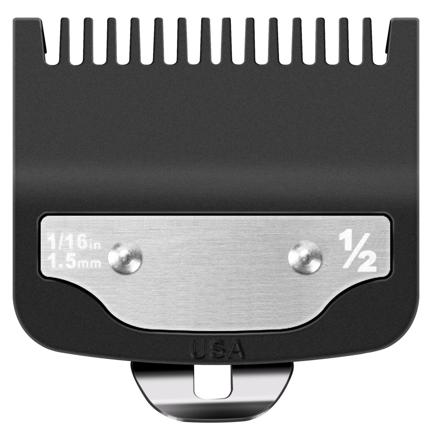 Replacement for Wahl Clipper Guards Set, Compatible with Wahl 1/2 Clipper Guard, 1/16"1.5mm Metal Hair Clipper Guards Set for Professional Stylists and Barbers