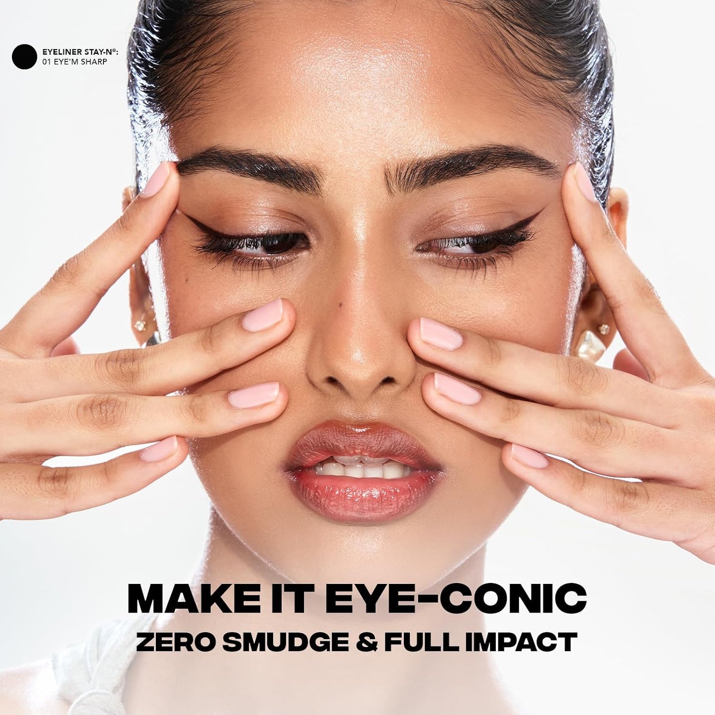 Liquid Eyeliner Pen - STAY-N Long Wear Waterproof with Ultra-Precise 360° Tip | Smudge-Proof Vegan Eye Makeup