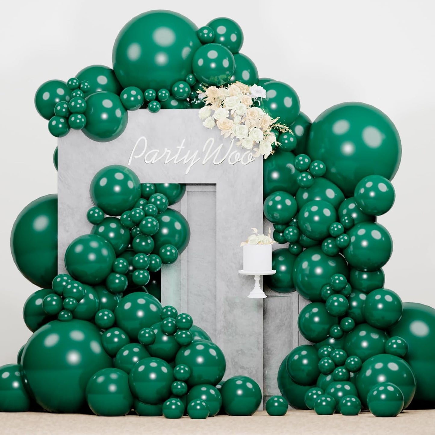 Black Balloon Arch Kit - 140 Pcs in 5-18 Inch Sizes for Baby Showers, Birthdays & Anniversaries | Elegant Black Decor