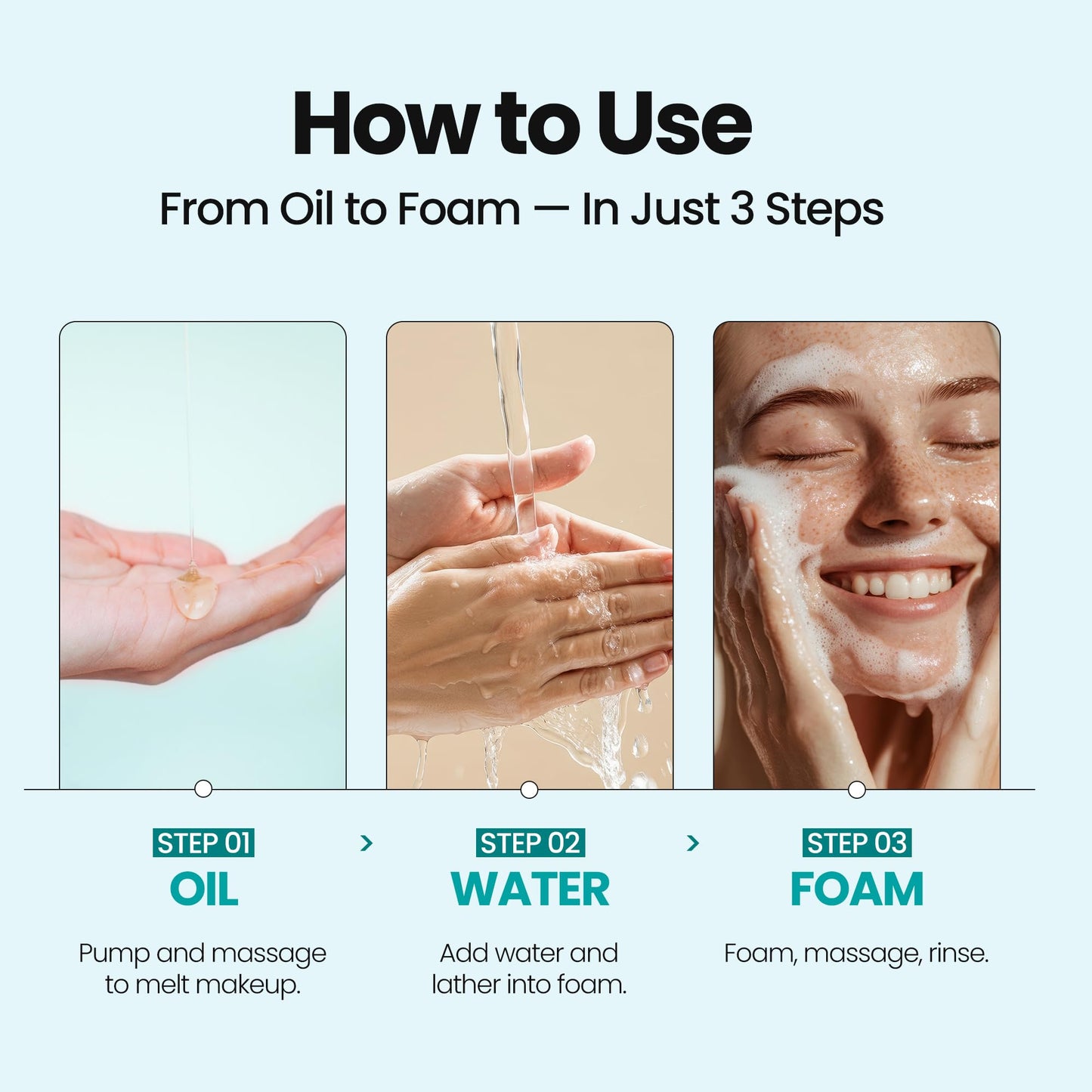 [K-Beauty] Blue Tansy Oil to Foam - All-in-One Korean Face Wash Oil-Based Foaming Facial Cleanser - Excess Sebum & Oil Control - Gentle Makeup Deep Cleansing Oil for Oily Skin Types 3.88 fl oz
