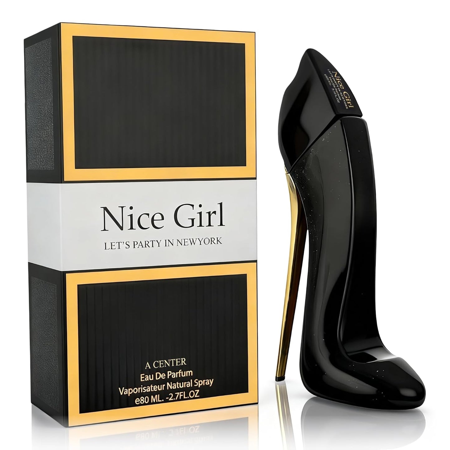 Nice Girl Women's Perfume - Chypre Floral Eau De Parfum with Rose, Jasmine & Vanilla | 2.7 Fl Oz Elegant Bottle