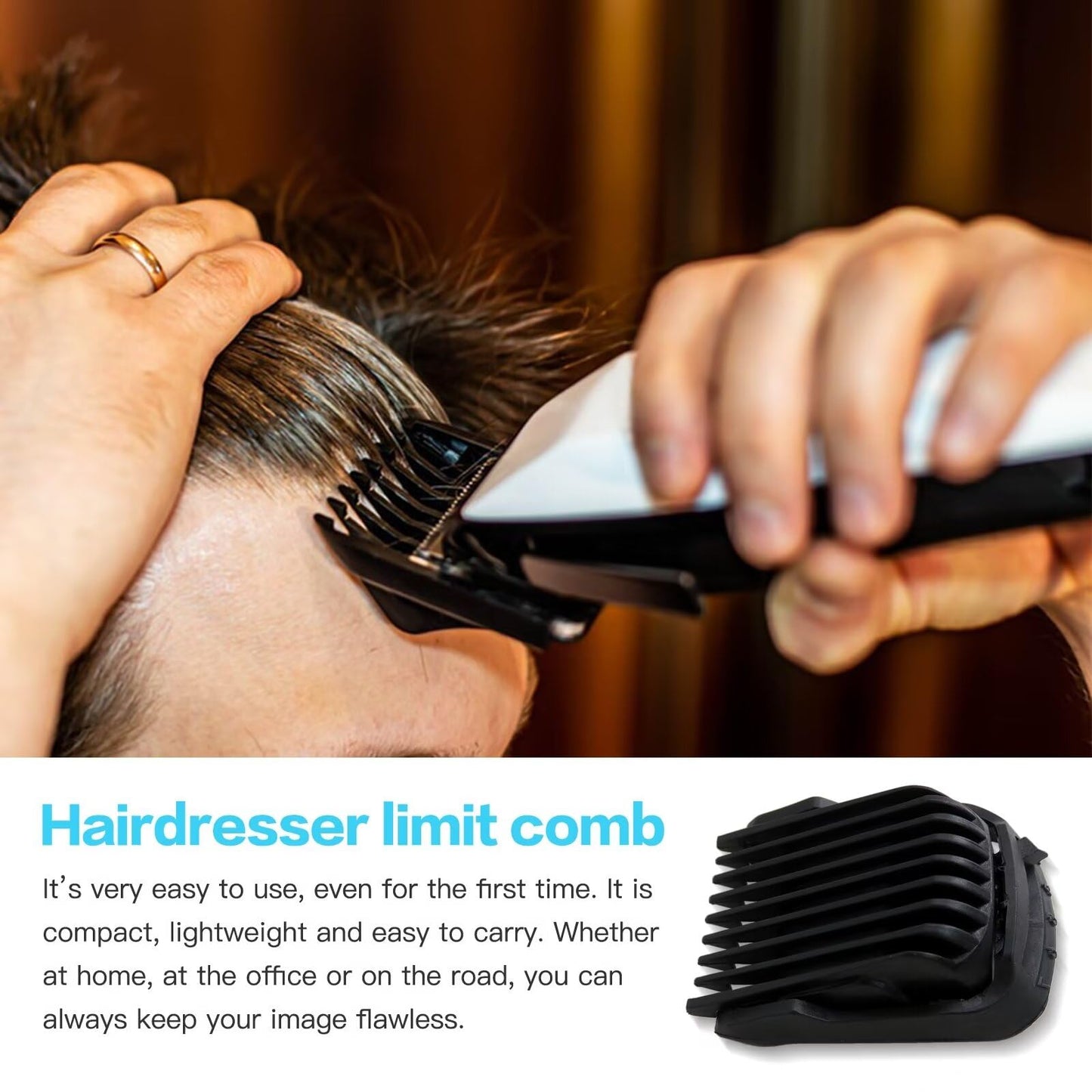 Xspeedonline Trimmer 3mm-7mm Replacement Adjustable Stubble Guide Guard Comb Compatible for Philips Norelco MG5760, MG7750, MG7770, MG7790, MG7791