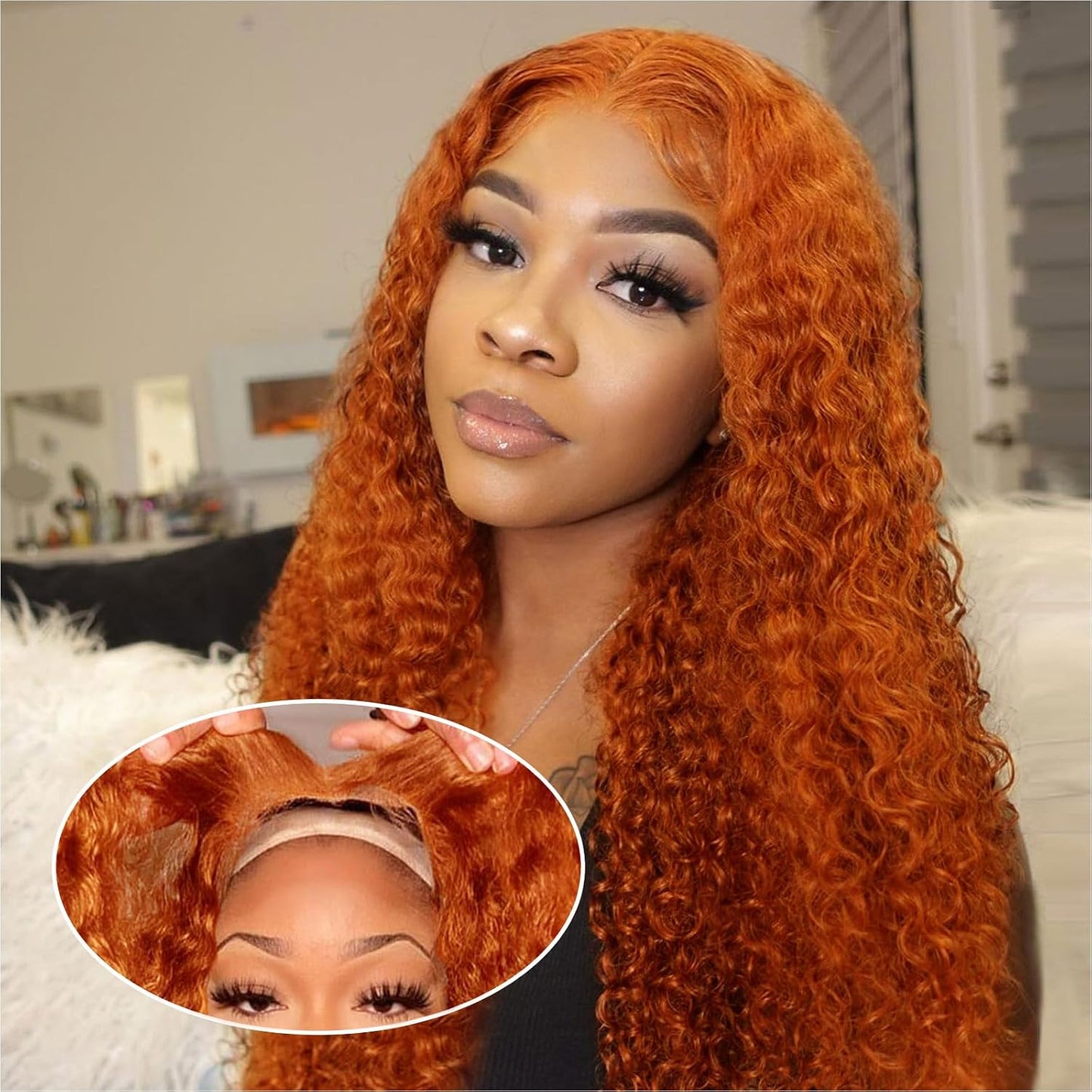 Curly Bob Wig - 200% Density Deep Wave Human Hair | 5x5 HD Lace Closure, 18 Inch, Black for Women