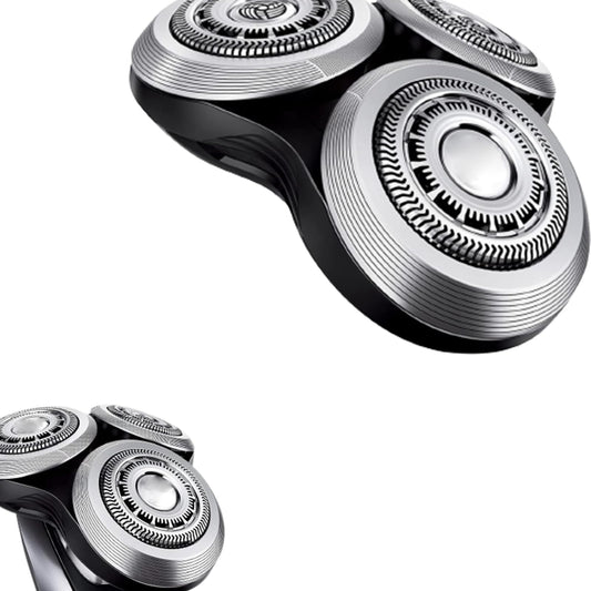 SH90 Replacement Rotary Heads for Philipss Norelcos Shavers Series 9000 Series 8000 New Version of Metal Wheel Buckle and Upgrade Double Layer Precision Blades