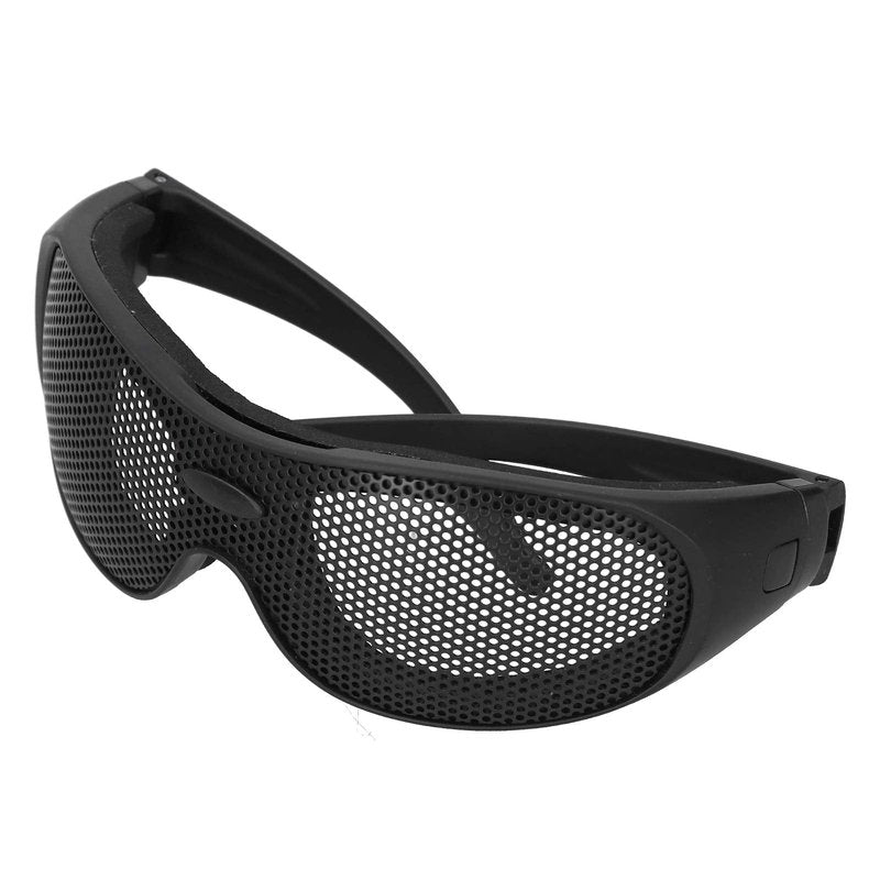 FILFEEL Wire Mesh Lens, Safety Goggles Breathable Shock Iron Safety Glasses Wind And Sand Proof for Outdoor Game Fans Activity