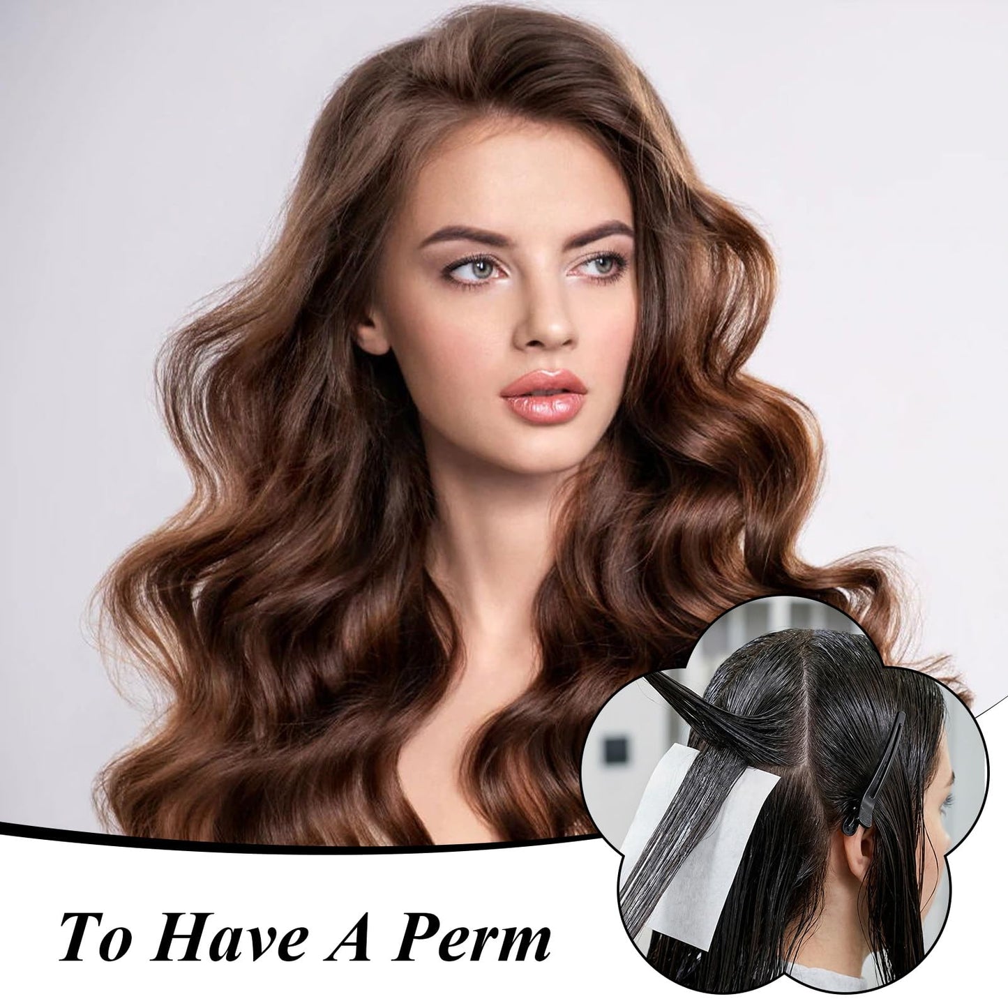 200 Pcs Perm Papers, Disposable End Papers for Hair Perm, High Temperature Resistance Hair Wrap Paper, Curling Paper Styling Accessories for for Home Salon Cold and Hot Perms(5.9 x 3.15 Inch)