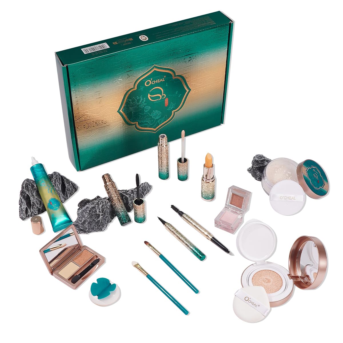 O'CHEAL Makeup Gift Set for Women,13 Piece Complete Full Face Makeup Kit,All-in-One Beauty Gift with Eyeshadow,Mascara,Concealer,Brushes & More,Perfect Christmas,Birthday,Valentine's Day Gift