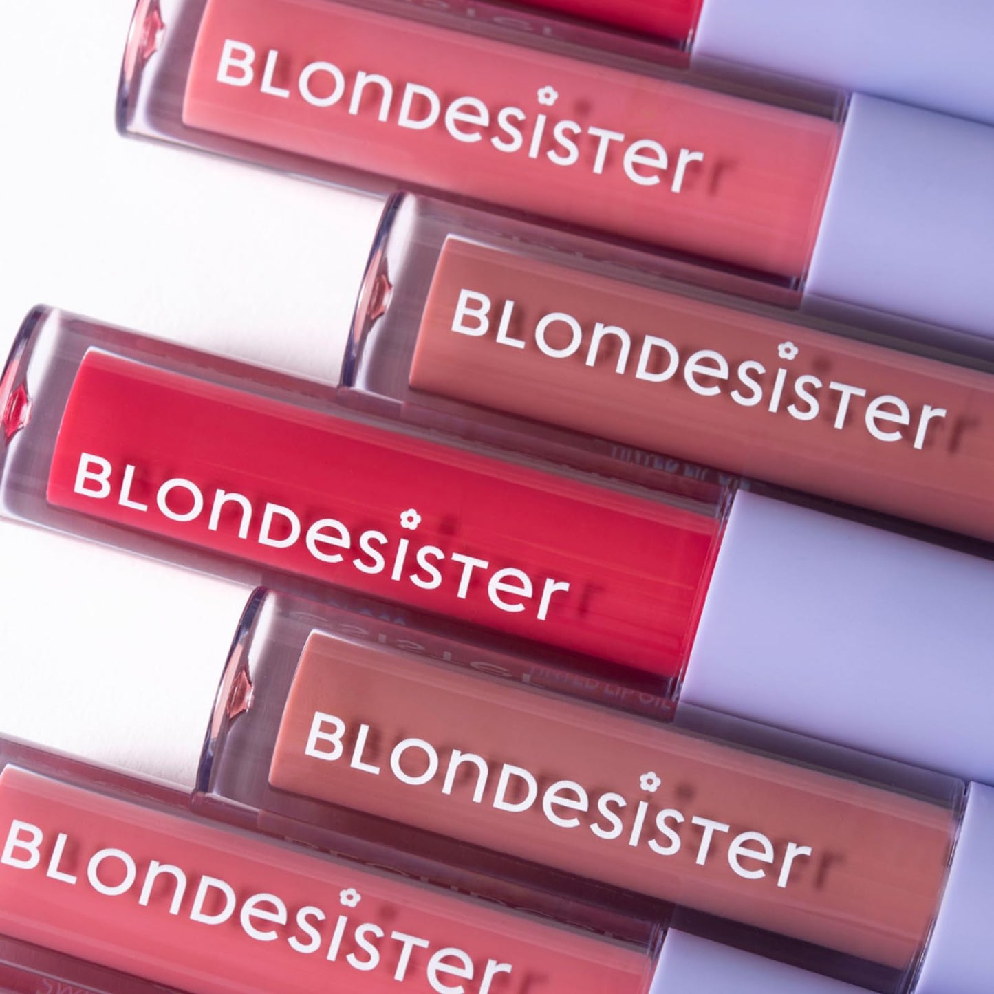 Blondesister 2-in-1 Sweet Gloss Tinted Lip Oil - Lip Oil for Women - Hydrating, Non-Sticky Formula with Light Color - 03 Cherry Pie - 0.084 oz