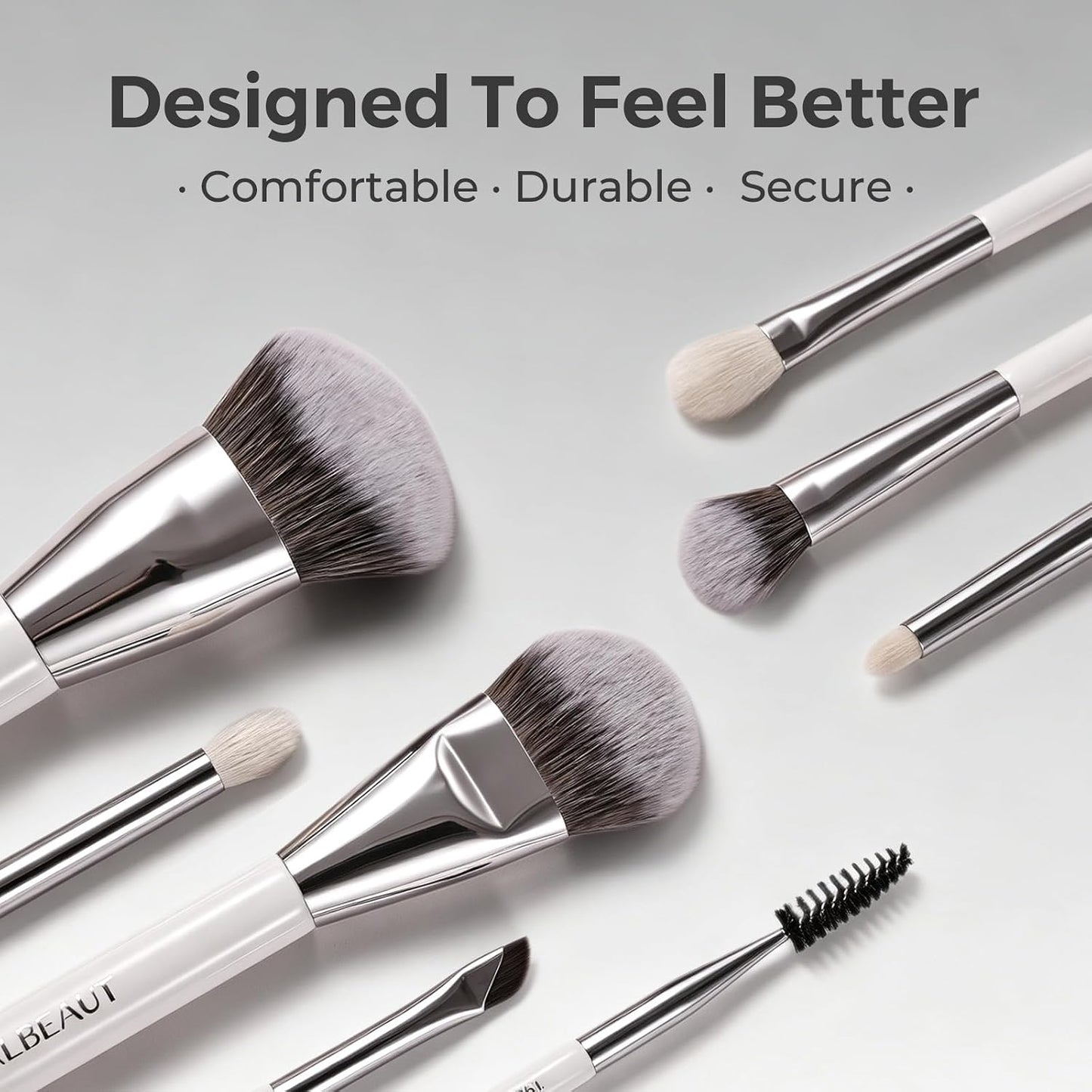 Makeup Brushes Set - 7-Piece Professional Face & Eyeshadow Brush Kit with Premium Bristles | Includes Travel Bag