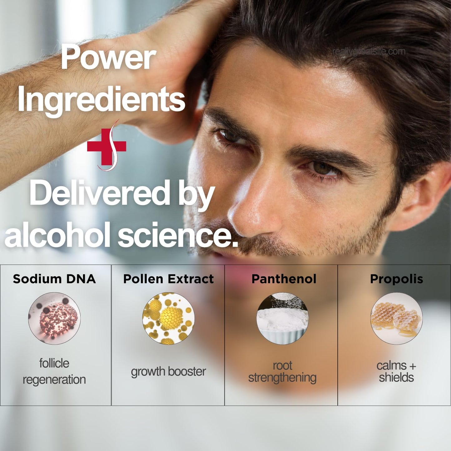 DNA-Pollen Hair Growth Treatment - Stimulates Thicker, Fuller Hair | 118ml / 4fl.oz
