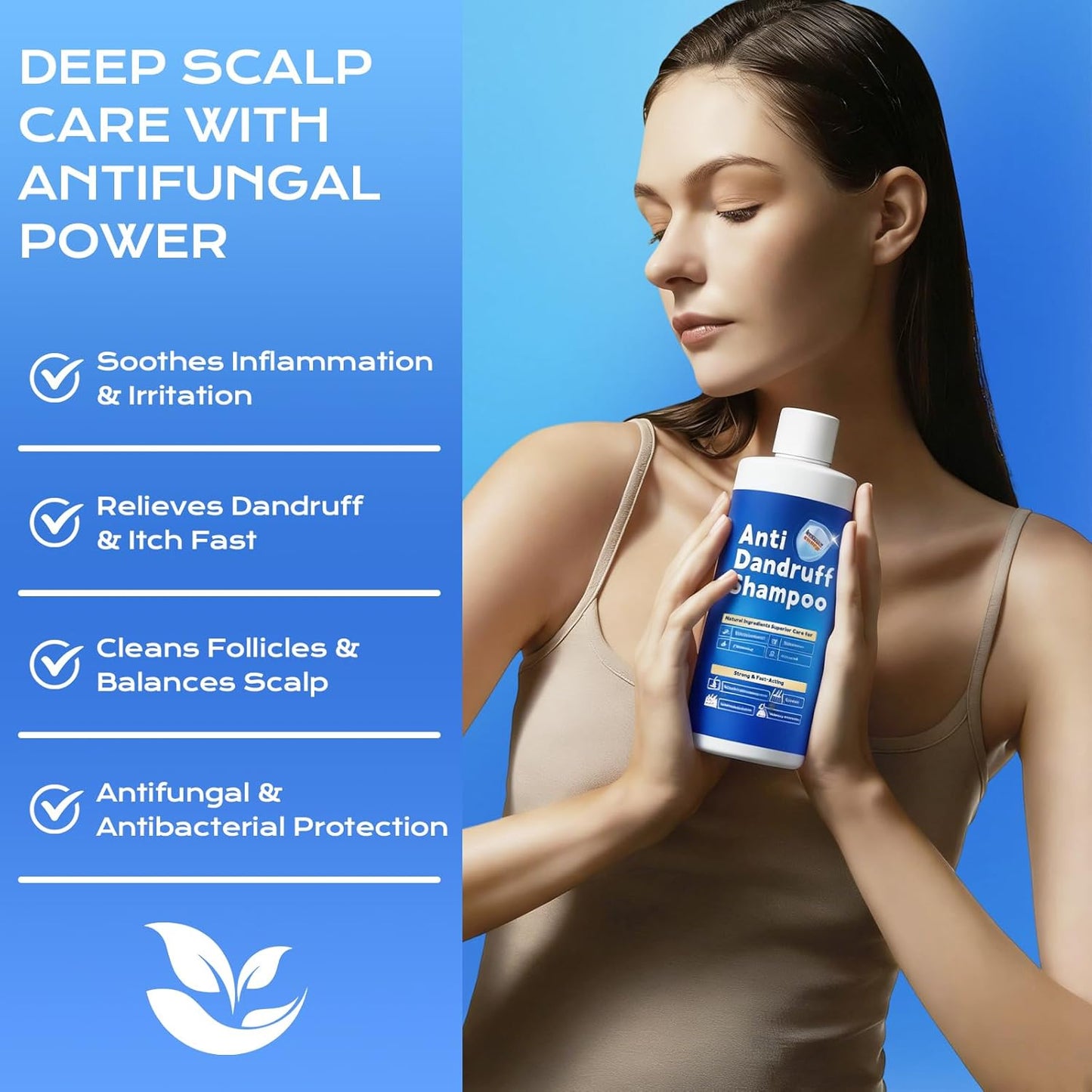 Ketoconazole Anti-Dandruff Shampoo - Scalp Treatment for Seborrheic Dermatitis & Psoriasis | Itchy Scalp Relief, Hydrating Care for All