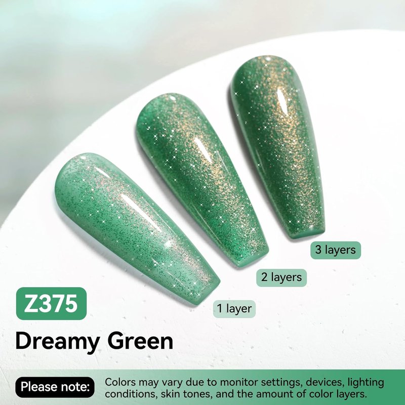 Dreamy Teal Glitter Nail Polish - Fast Drying, Toxic-Free Formula with High Shine Finish | 15ml