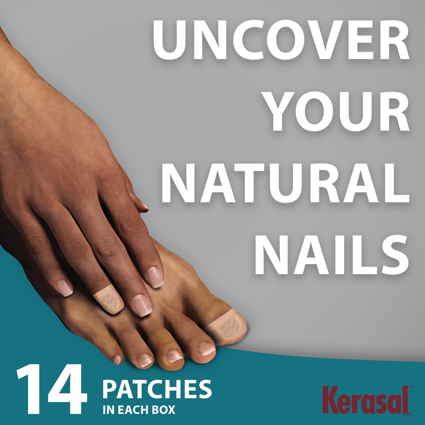 Kerasal Multi-Purpose Nail Repair Patches - 14 Count Twin Pack - Nail Repair for Damage, 8-Hour Treatment Restores Healthy Appearance (Packaging May Vary)