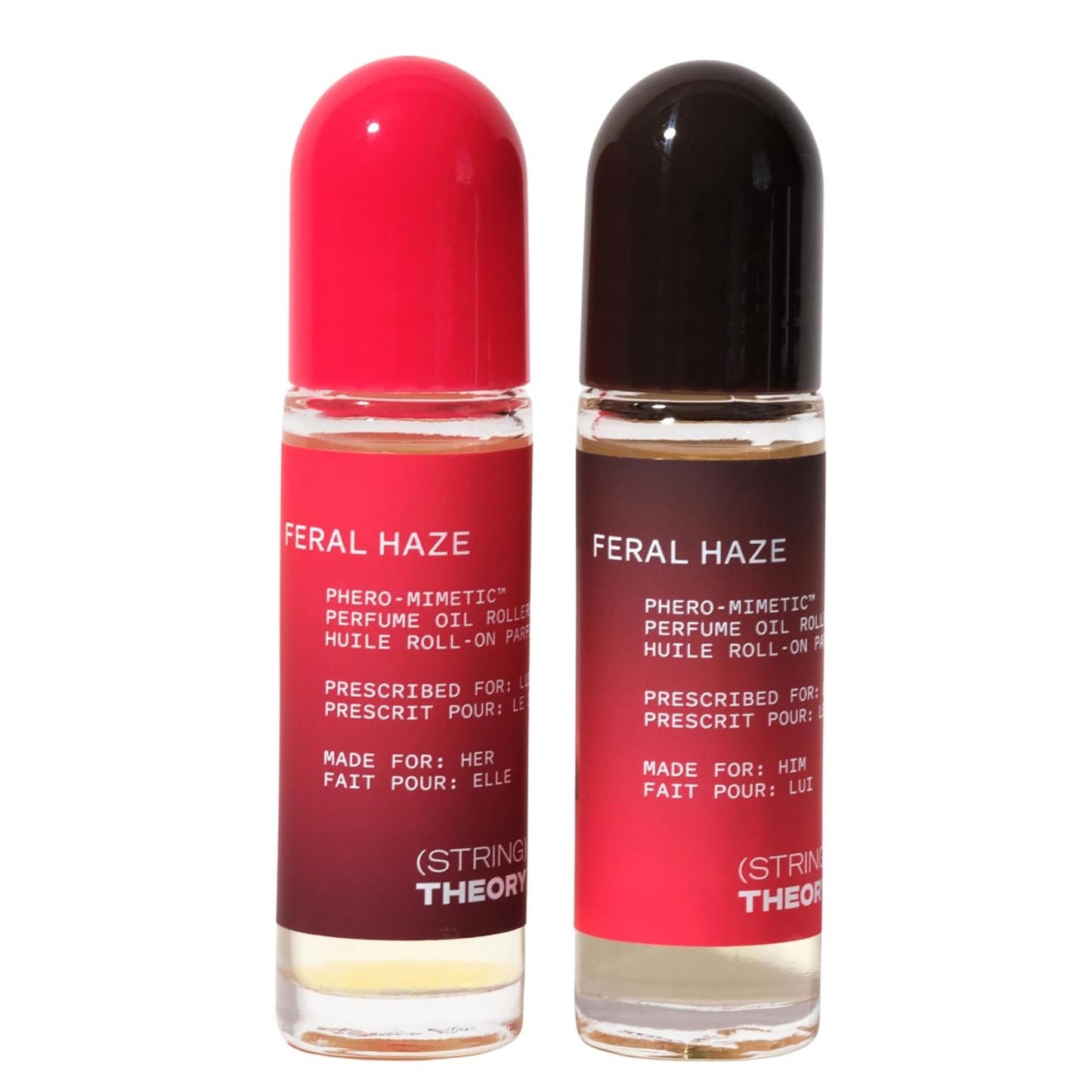 Pheromone Roll-On Perfume Oil Set for Him & Her - Long-Lasting Attraction Fragrance Bundle | Natural Scent Enhancer, Date Night Gift Set