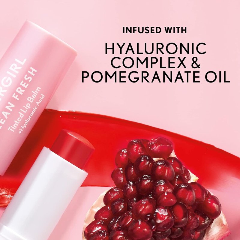 CoverGirl Clean Fresh Tinted Lip Balm - Vegan Hydrating Formula | Cherry-Ish, 1 Count