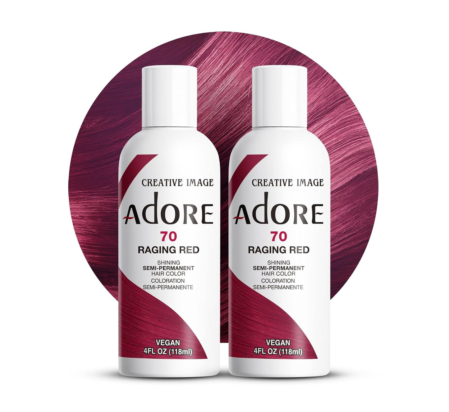 Adore Semi Permanent Hair Color - Mystic Grey | Vegan, Ammonia-Free Hair Dye | 4 Fl Oz