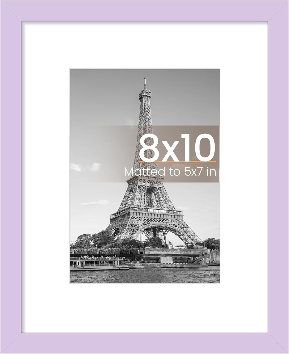 Upsimples 11x14 Picture Frame - Display 8x10 Photos with Mat or 11x14 Without Mat | Black Wall Hanging Frame