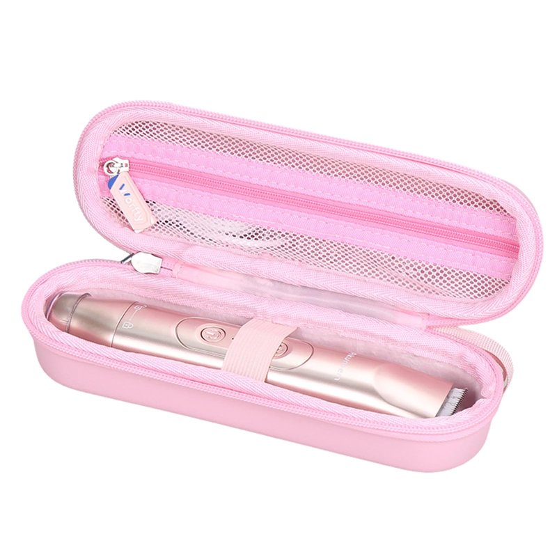 Case for Akunbem bikini trimmer 2 in 1 Electric Razors for Women - Hard Protective Travel Carrying Storage Bag (Case Only) (Pink)
