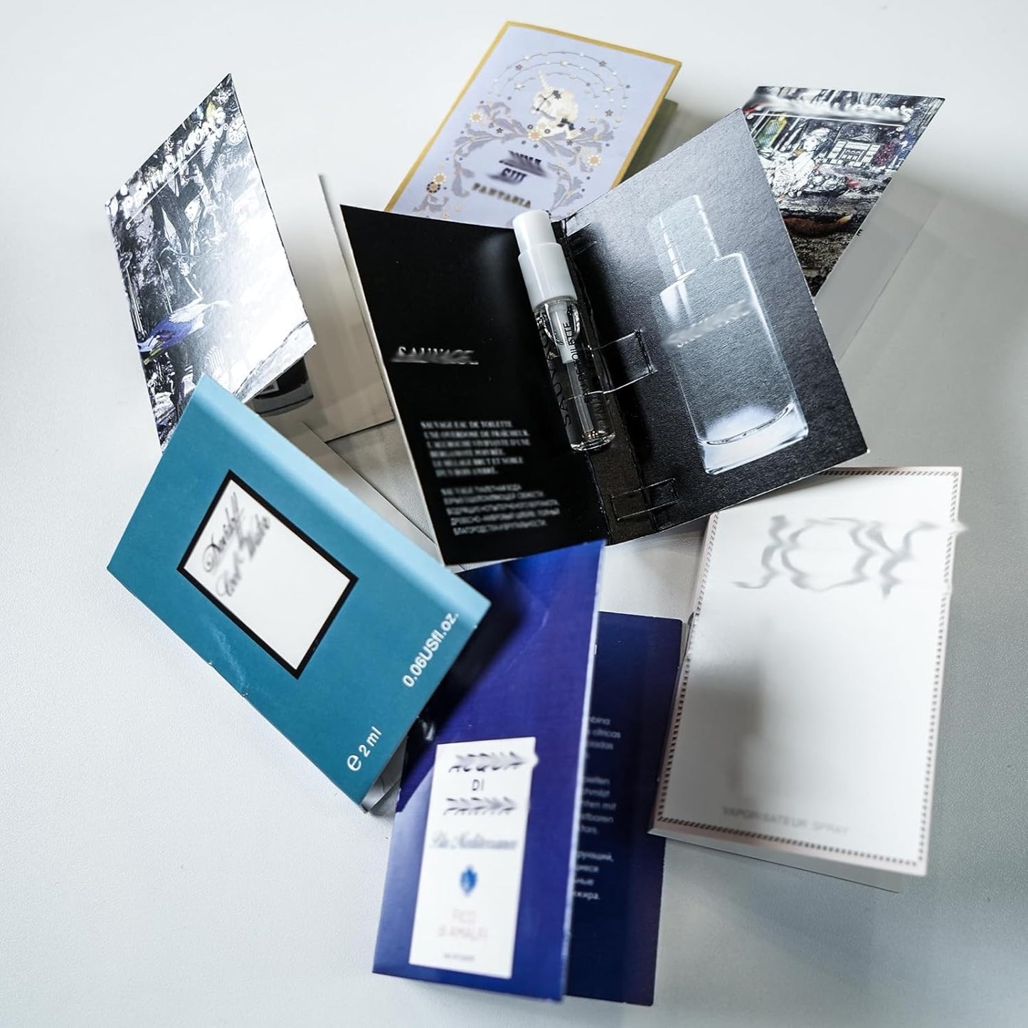 Men’s Cologne Samples Set - 22PCS Designer Fragrance Discovery Kit | Travel Size Vials for Gifting