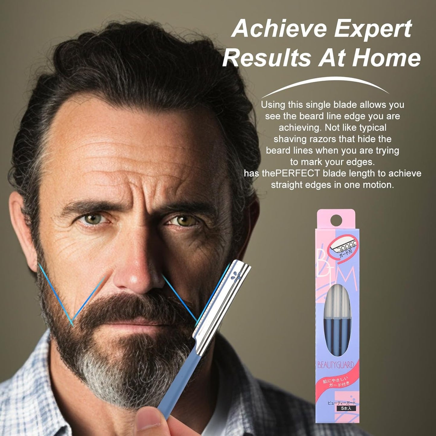 Women Facial Razor - Dermaplaning Tool for Hair Removal | Peach Fuzz Trimmer for Sensitive Skin