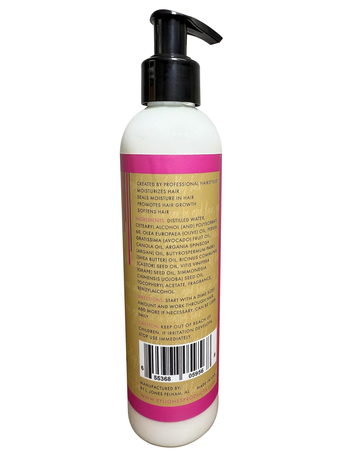 Satin Moisture Cream - Hair Moisturizer with Olive, Argan & Shea Oils | Nourishing Formula for All Hair Types