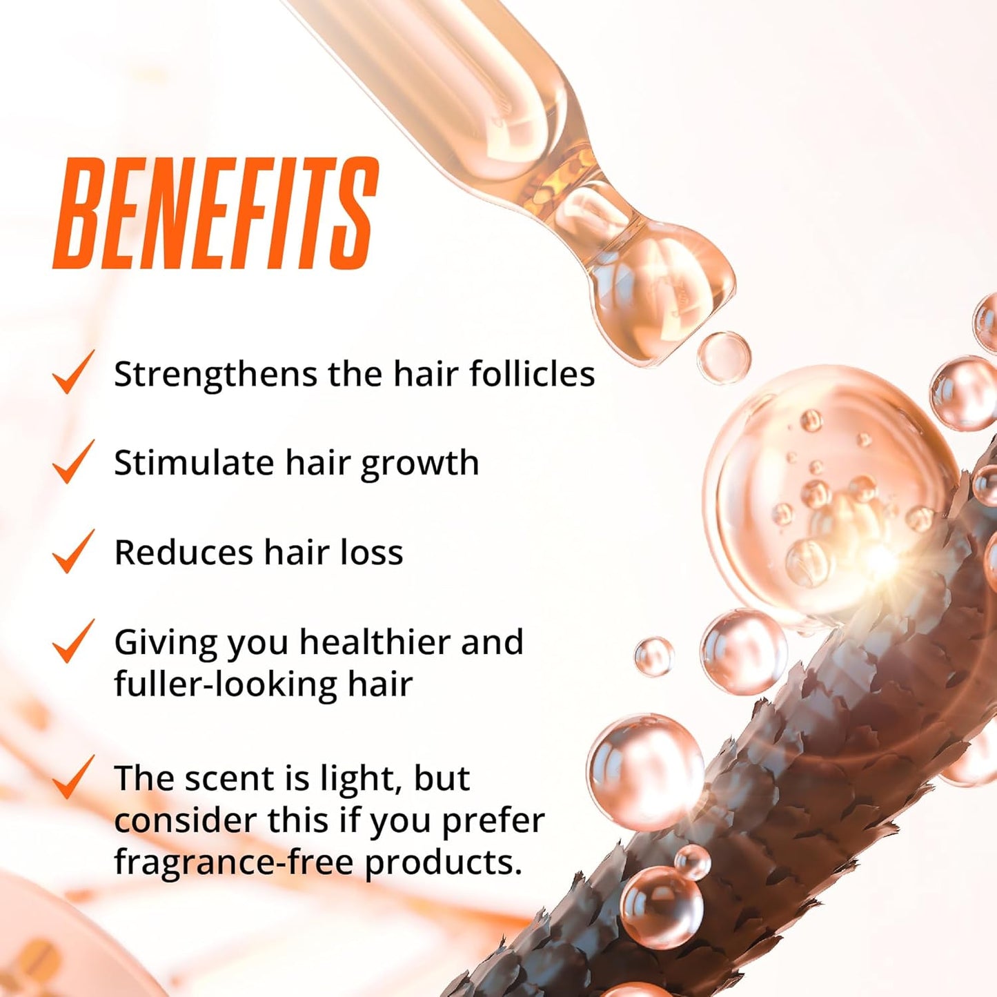 Abera Hair Growth Serum - Natural Regrowth Treatment for Hair & Beard with Biotin & Maca Root | Extra Strength 1.69 fl oz