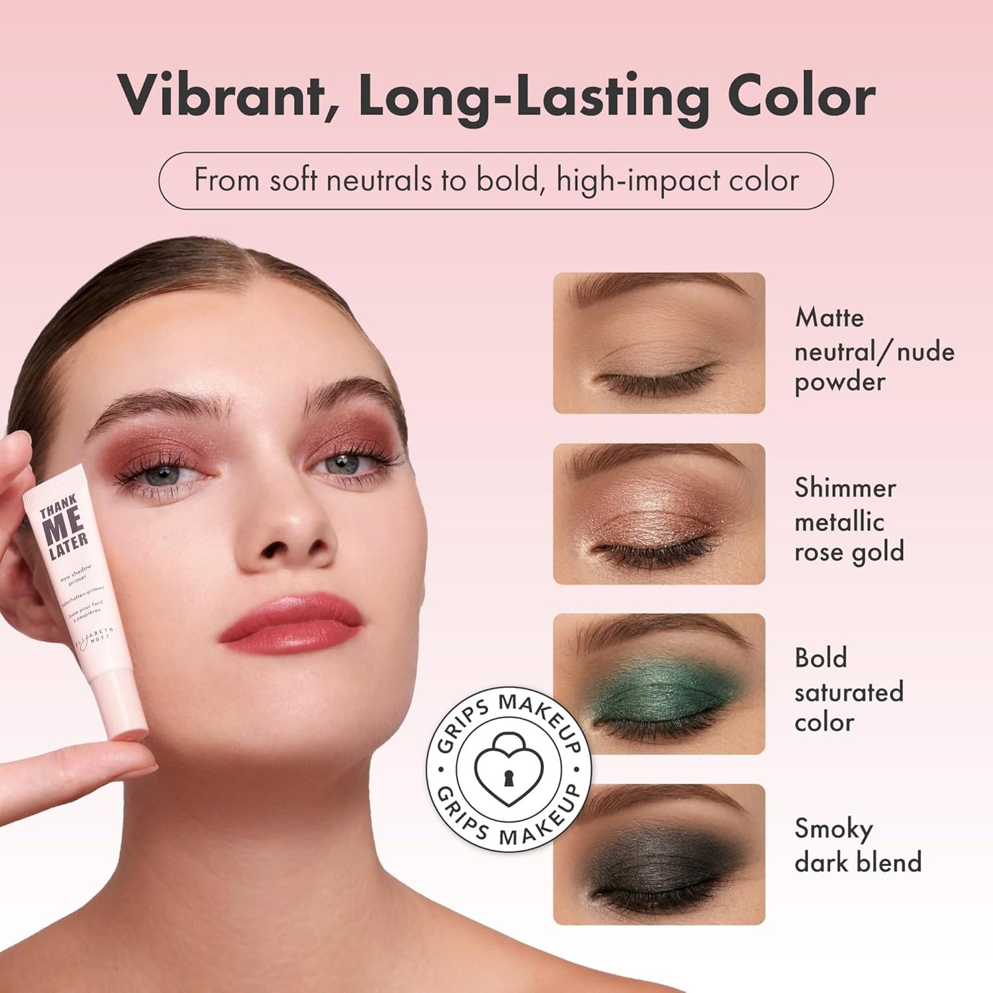 Thank Me Later Eye Primer - Long-Lasting Eyeshadow Base for Oily Lids | Smudge-Proof & Lightweight - 10g