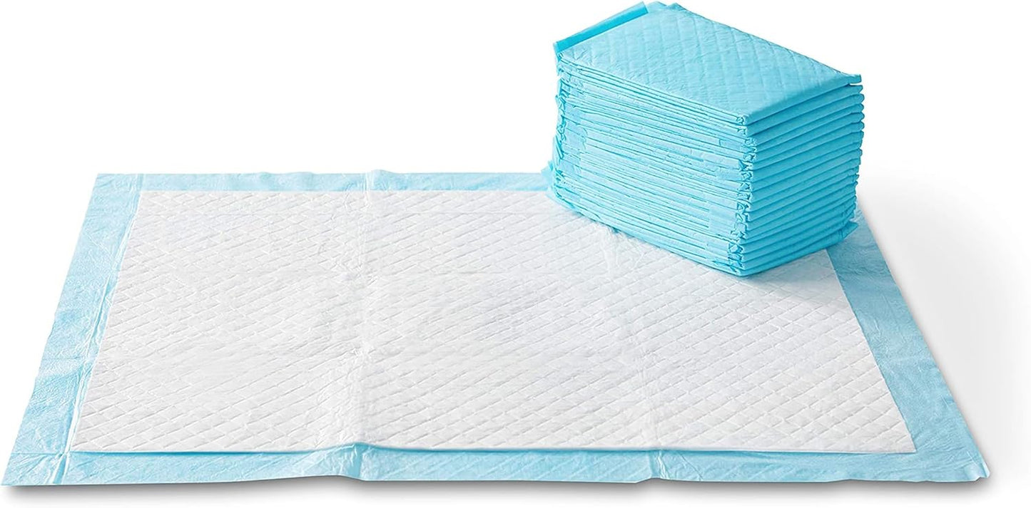 Super Absorbent Dog Potty Pads - Leak-Proof 5-Layer Quick-Dry Design | X-Large 28 x 34 Inch, 25-Pack