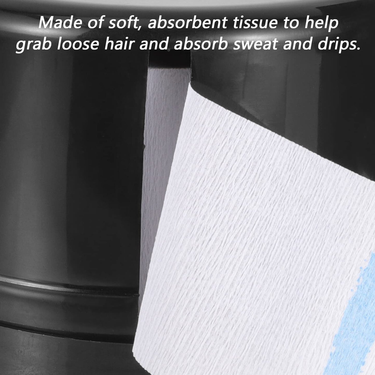 Angoily Neck Strips, Professional Barber Tape Stretchy Paper Roll Holder Covering Paper Case Container for Hair Salon, Hairdressing Duster Tool, Barber Accessories
