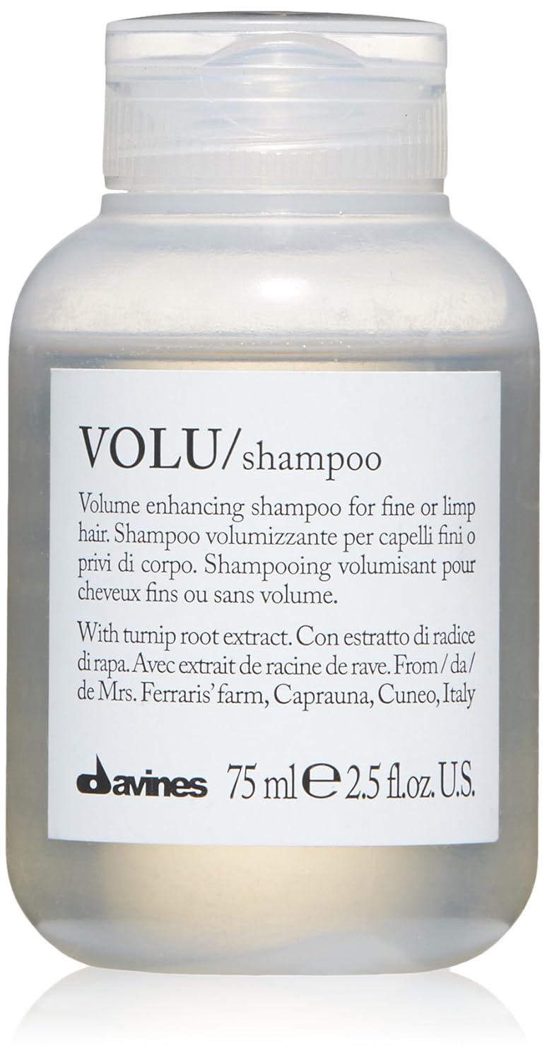 Davines Volumizing Shampoo for Fine Hair - Gentle Root Lifting Cleanser with Turnip Root Extract | Lasting Body & Shine