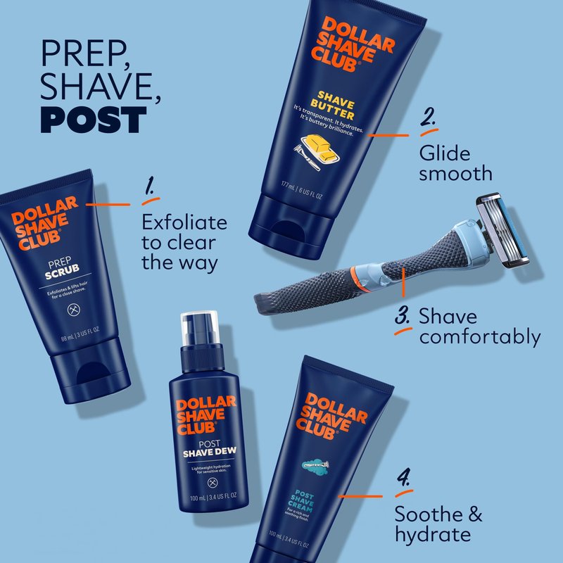 Dollar Shave Club | Post Shave Dew 3.4 ounce (2 Pack) | Moisturizing Shaving Gel for Sensitive Skin