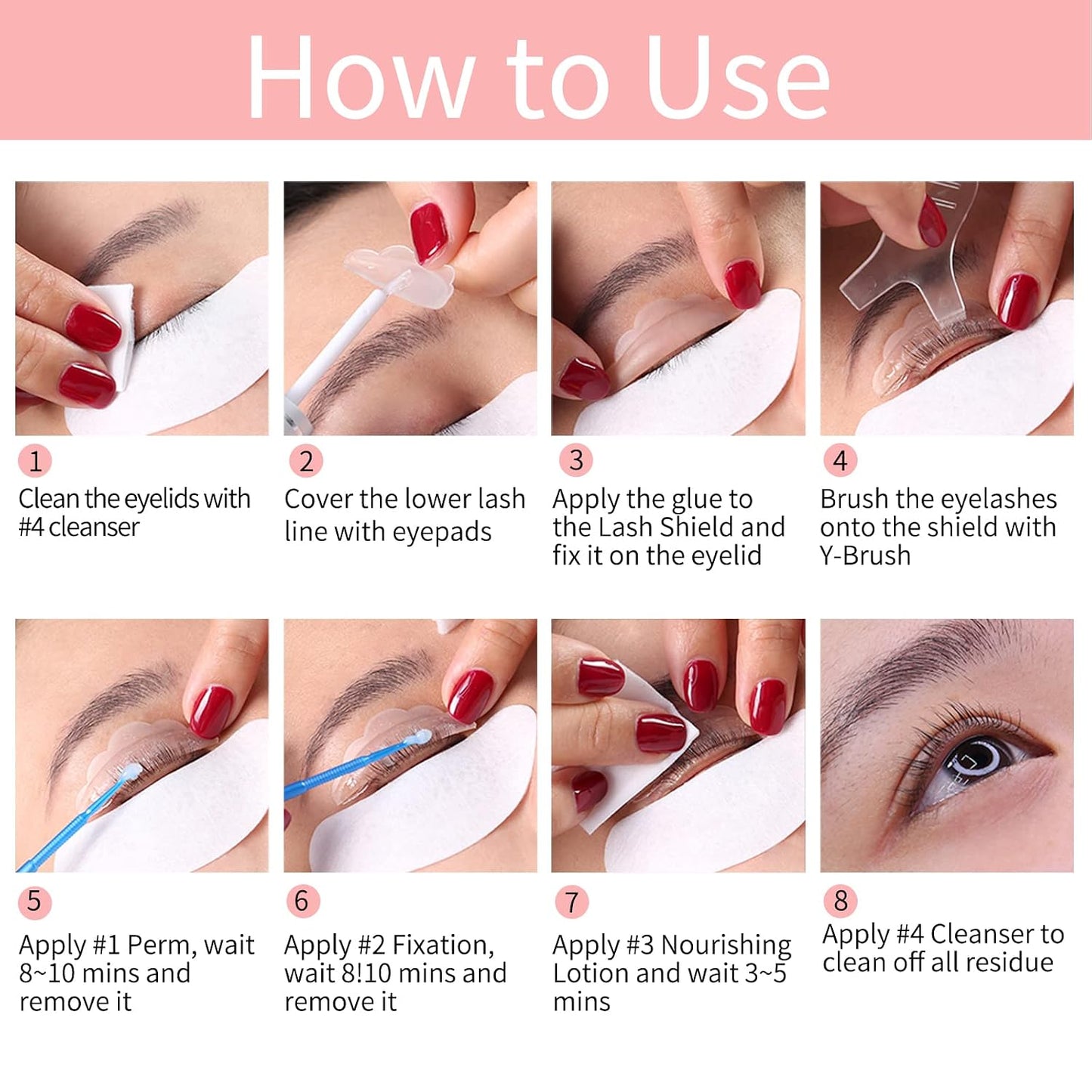 ICONSIGN Lash Lift Kit - Professional Semi-Permanent Eyelash Curling for Salon & Home Use | 2026 Upgrade