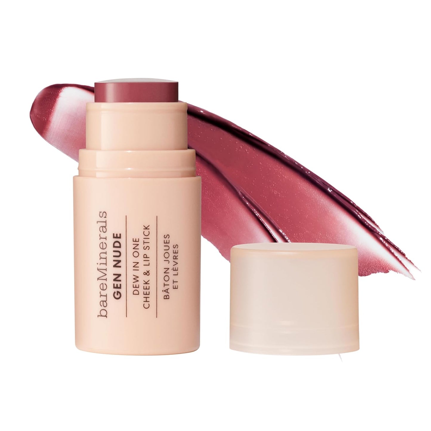bareMinerals GEN NUDE Multi-Use Cream Balm - Hydrating Cheek & Lip Stick | Travel-Friendly, Buildable Color
