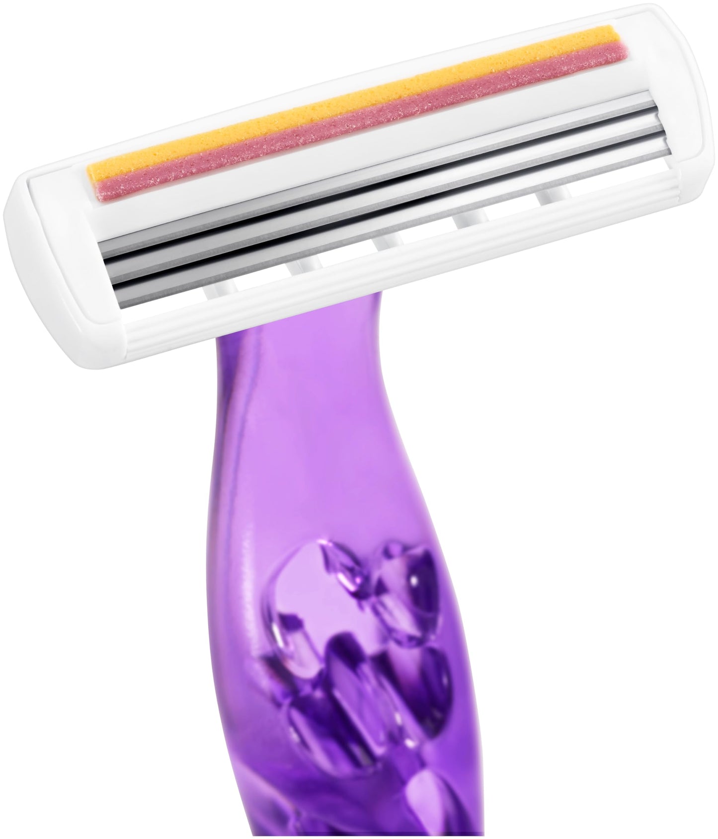 BIC Soleil Simply Smooth Women's Disposable 3 Blade Razors, Moisture Strip and Comfortable Handle, Skin Care Routine Kit, 8 Count (Pack of 2)