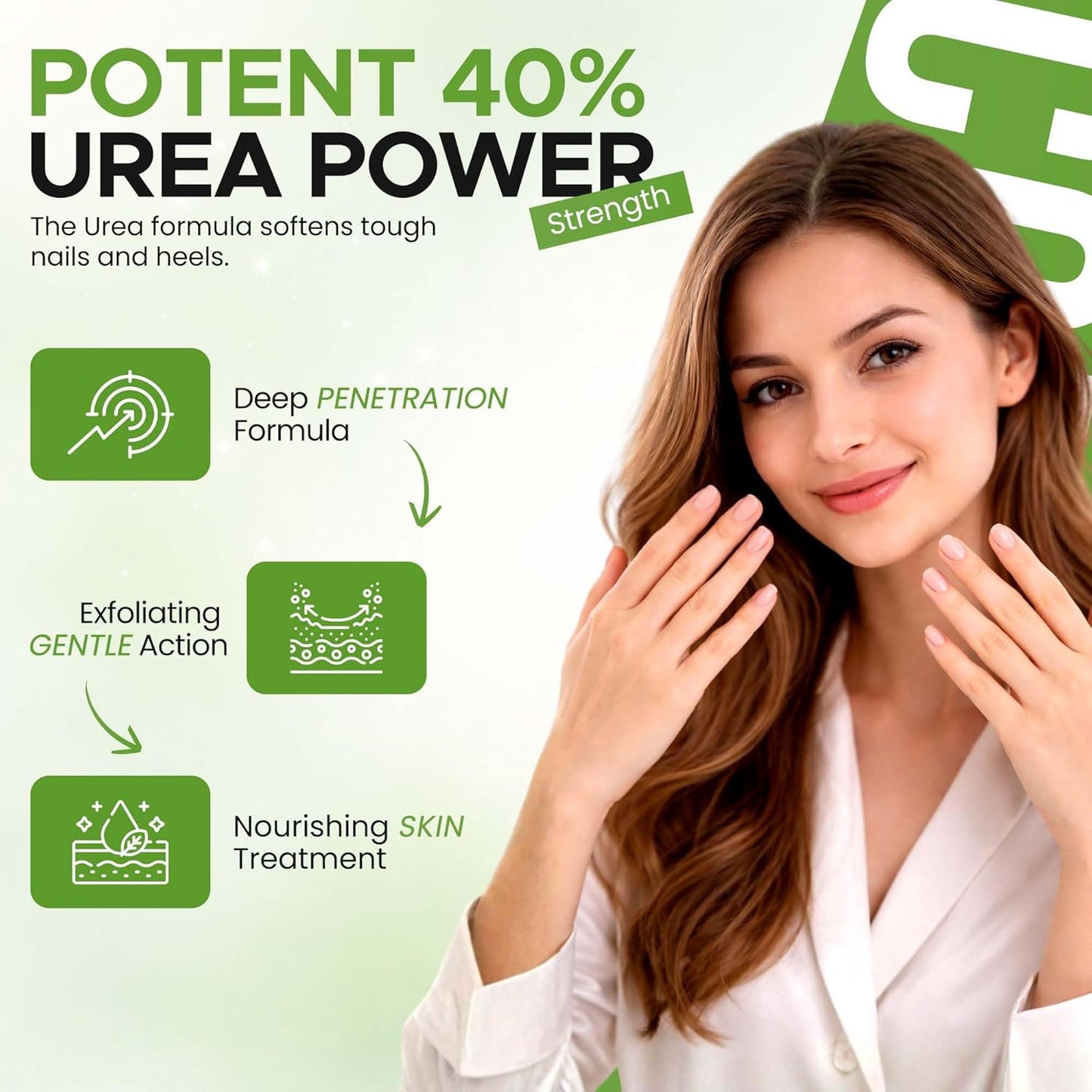 Urea Nail Gel with Tea Tree Oil | Softens & Repairs Nails - Night Time Formula for Fast Results