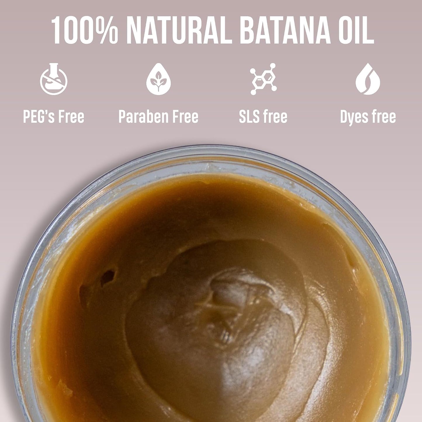Raw Batana Oil for Hair Growth - 100% Pure Organic Treatment for Thick, Strong Strands | 4 Fl Oz, Includes Shower Cap