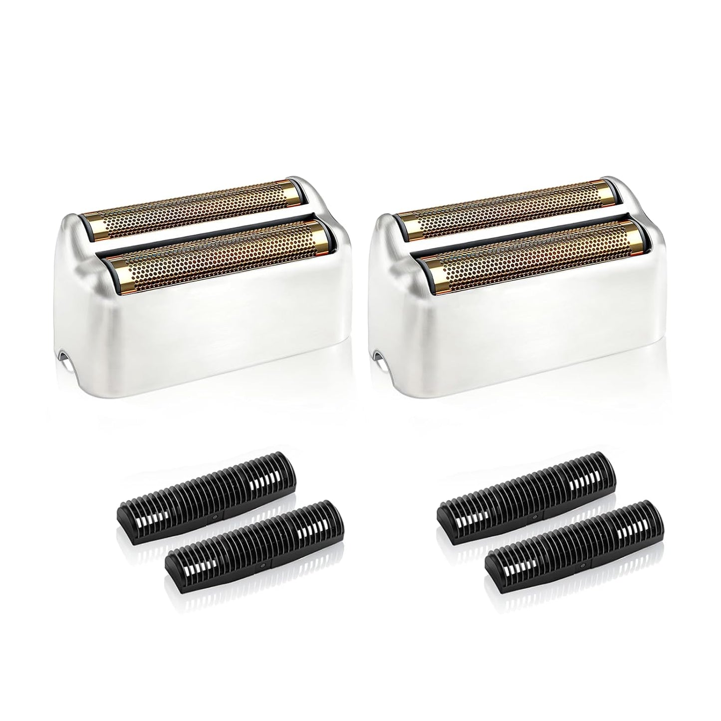 Shaver Replacement Foil & Cutters - Compatible with BaBylissPRO Double FXFS2 | Black 3 Pack