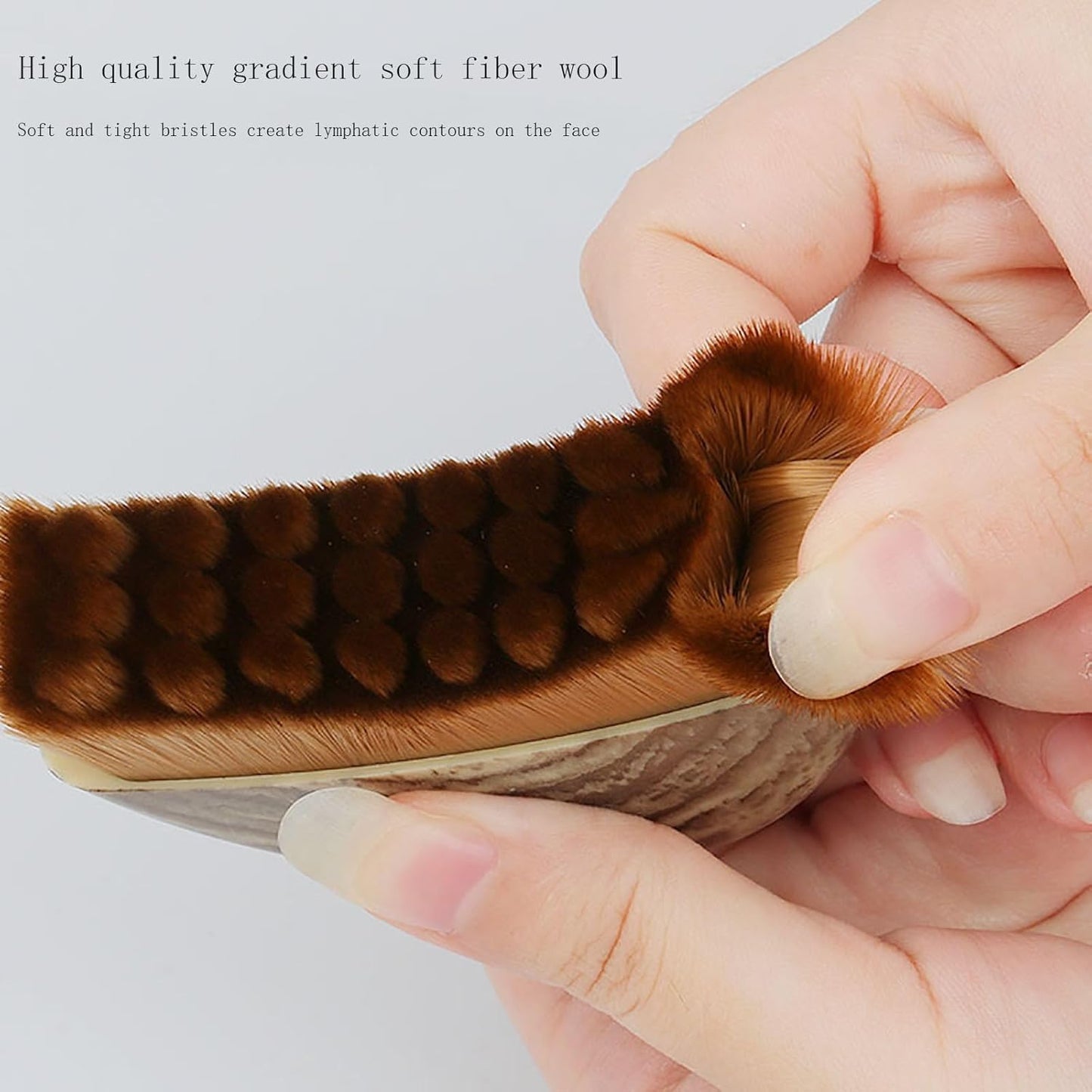 New Lymphatic Contour Face Brush, Lymphatic Drainage Massager for Face,Ergonomically Designed to Fit The Skin Precisely and Relieve Fatigue
