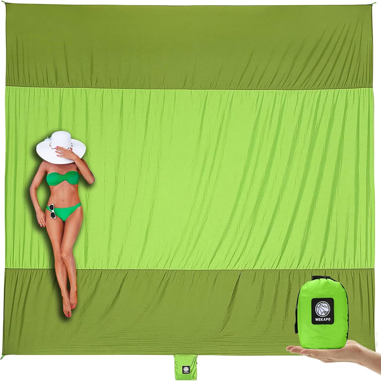 Beach Blanket - Sandproof Waterproof Extra Large Mat | Quick Drying for Vacation, Picnic & Camping