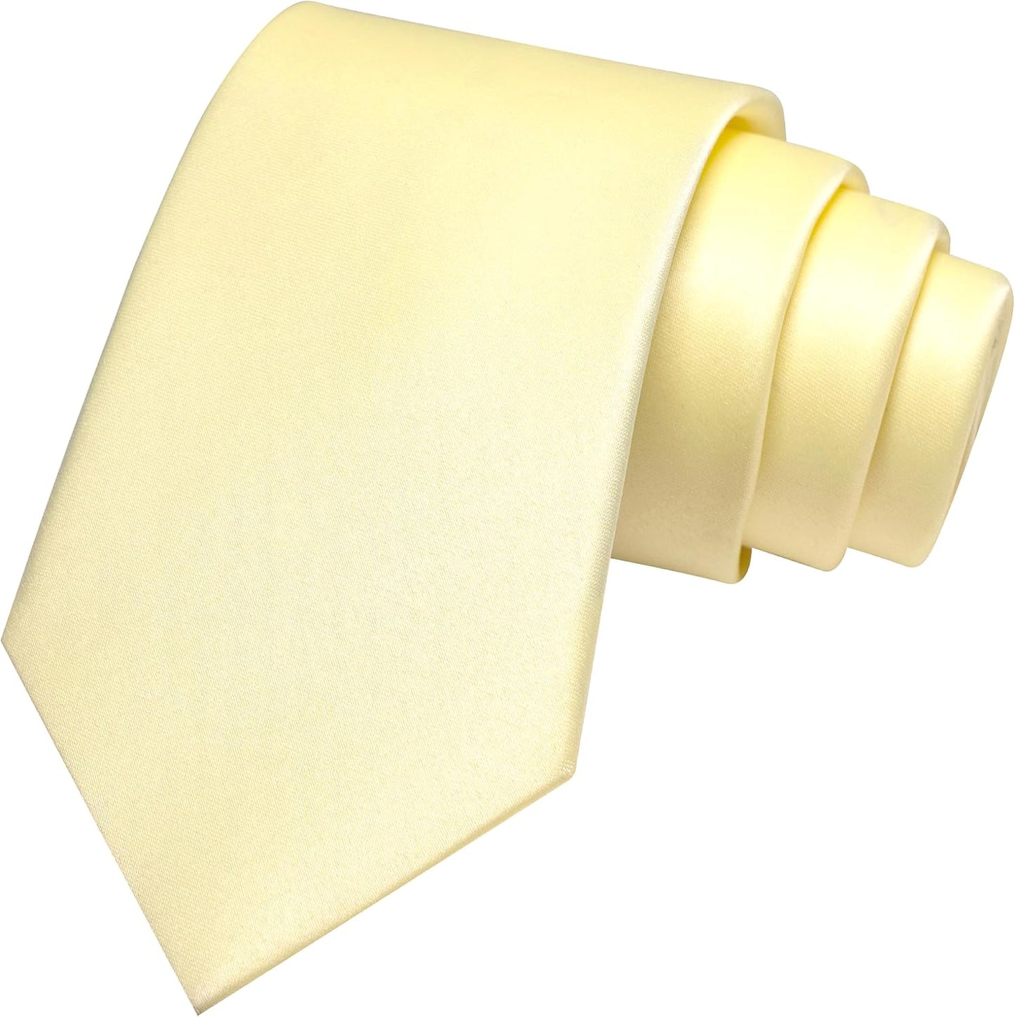 Solid Color Tie for Men - Business & Wedding Necktie | Elegant Design