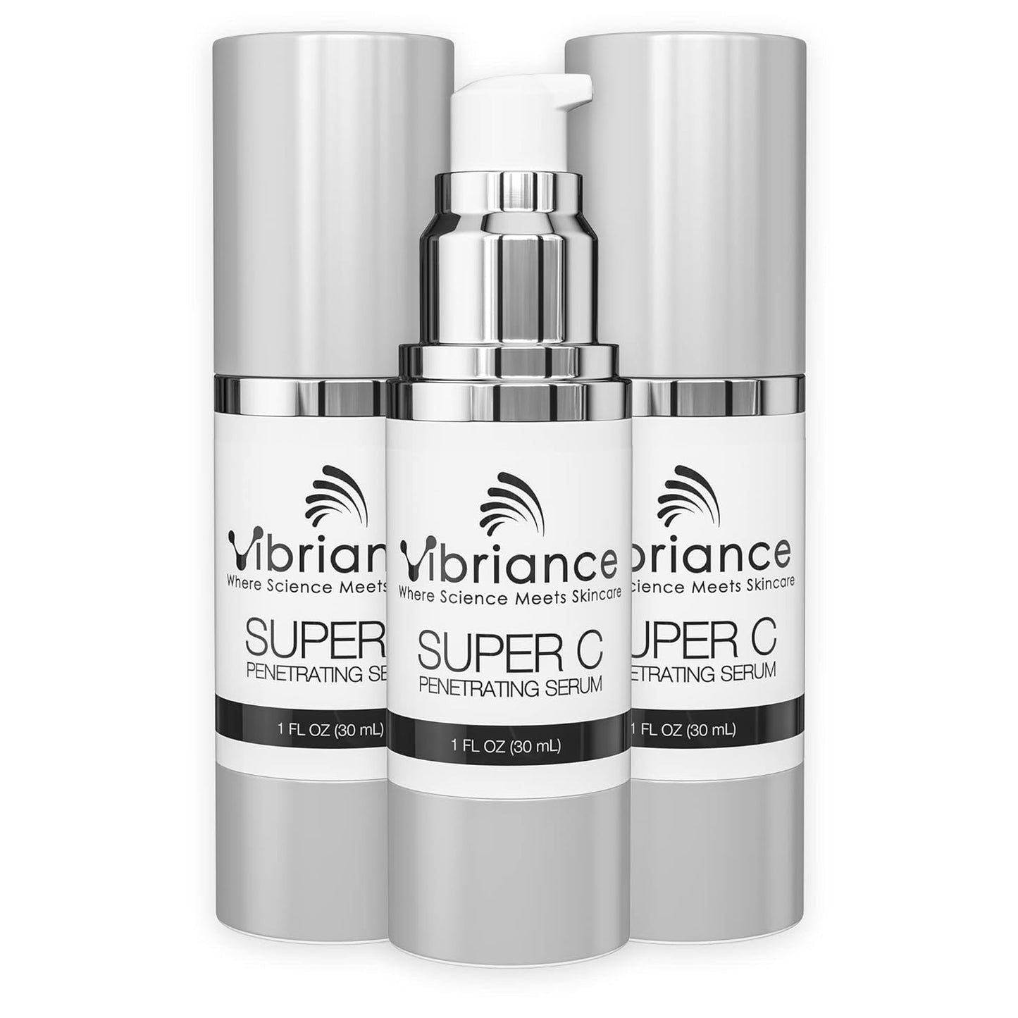 Vibriance Super C Serum for Mature Skin - All-in-One Vitamin Formula for Hydration, Firming & Wrinkle Reduction | 1 fl oz