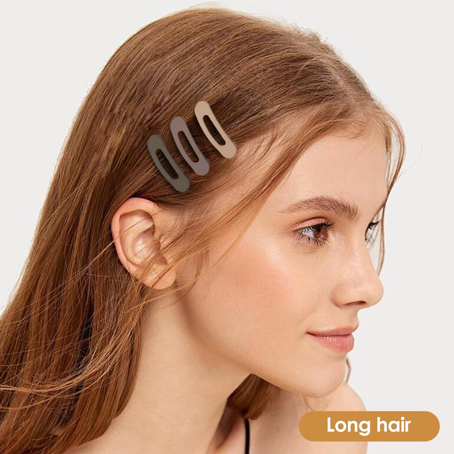 Small Flat Hair Clips for Women Down Clips for Thin Hair Accessories 6Pcs