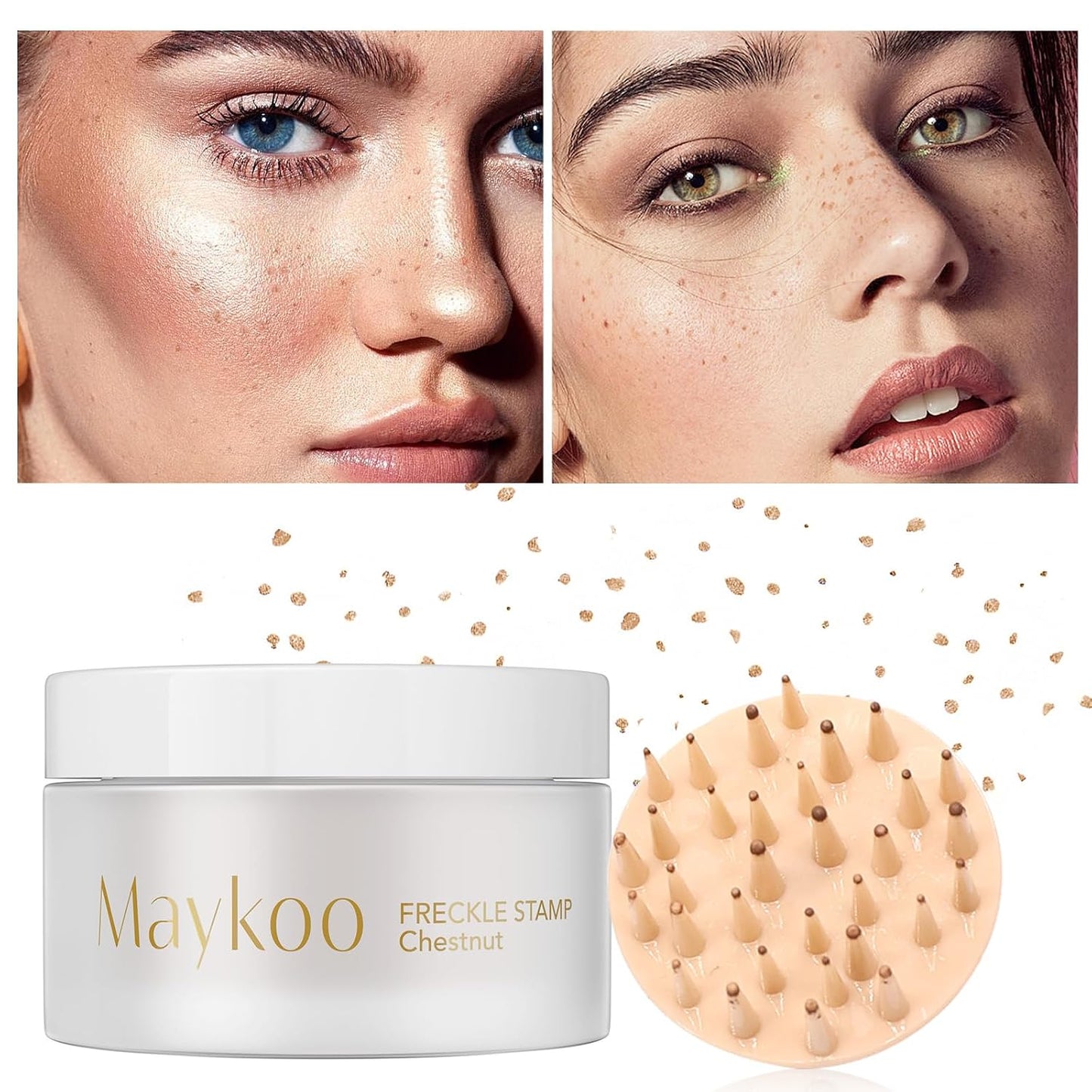 Natural-Like Freckle Pen - Waterproof Makeup for Sun-Kissed Look | Chestnut, 15g