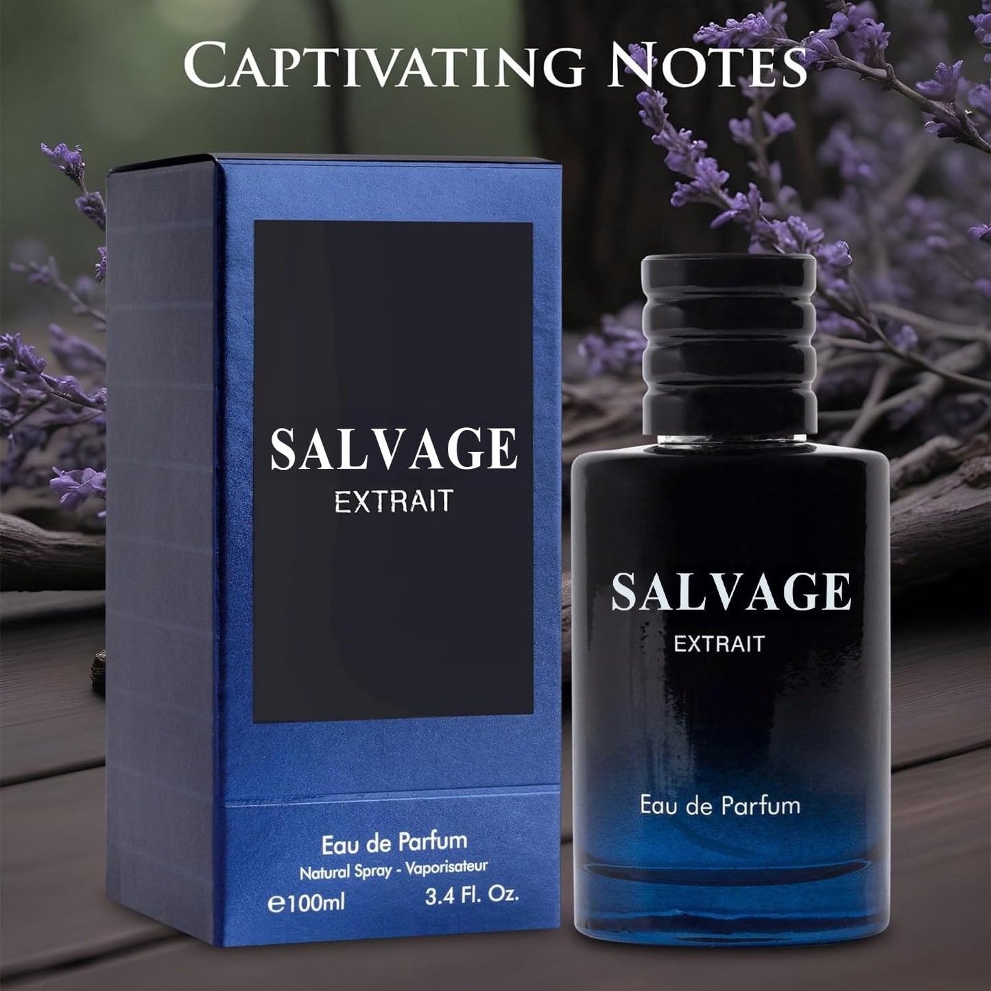 Extrait Eau De Parfum for Men - Grapefruit & Spices | Lavender & Wood Notes | 100ml Elegant Cologne for Everyday Wear