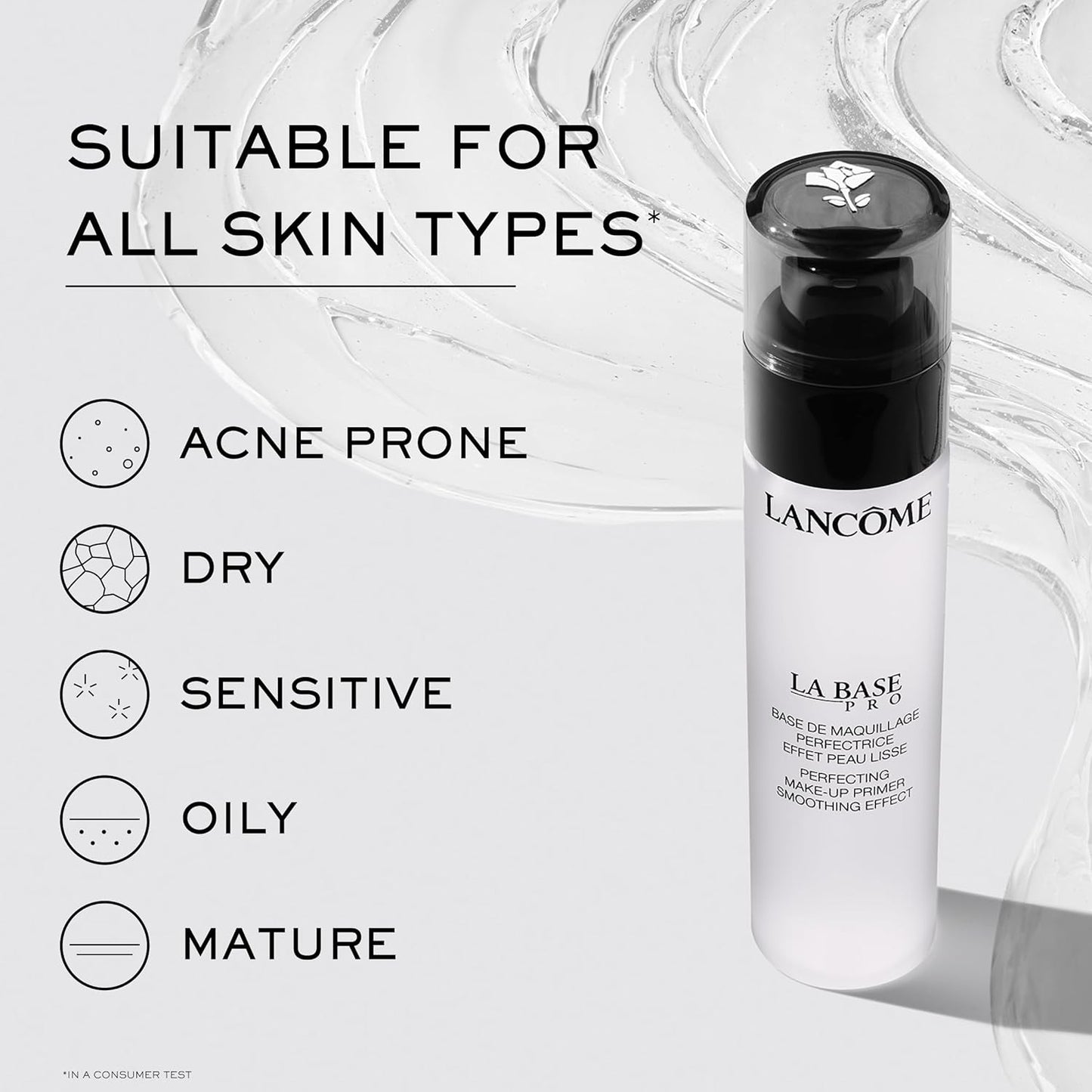 Lancôme La Base Pro Makeup Primer - Oil-Free Smoothing Formula for All Skin Types | 0.8 Fl Oz