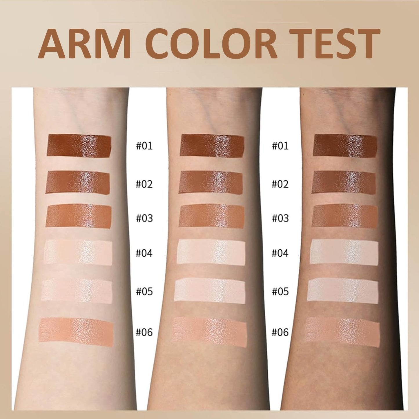 Skin Tint Foundation Stick | Full Coverage Beauty Balm with SPF & Dewy Finish - Shade #03