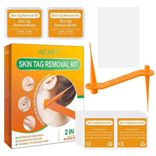 ICYVIBES Premium Skin-Care Patch Kit – Gentle Foot & Face Care Set with Soft Patches, Comfort Bands & Stick Applicator for Men, Women & Kids Orange