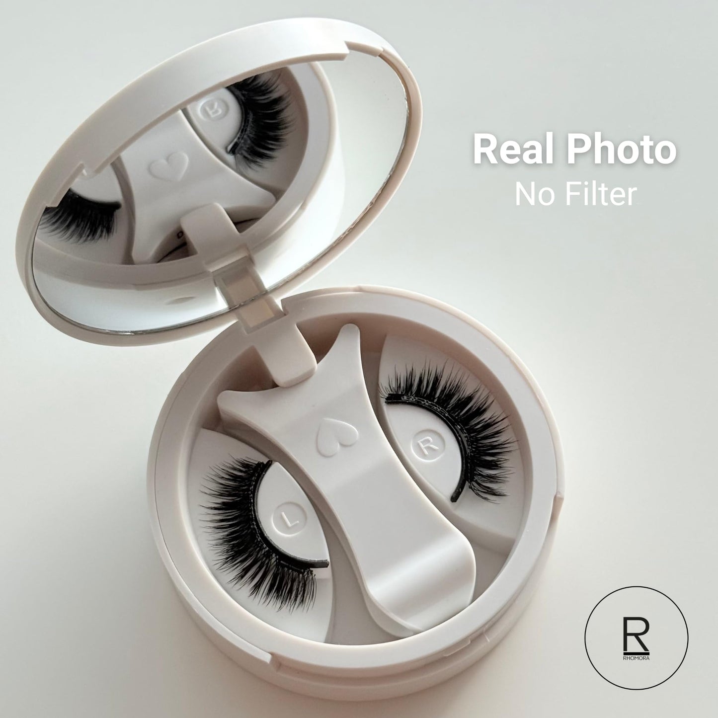 Magnetic Eyelashes with Applicator, Reusable Magnetic Eyelashes Natural Look, No Glue Needed False Soft Thick Lashes Kit Without Eyeliner, Portable Lashes for Eye Makeup (Volume)