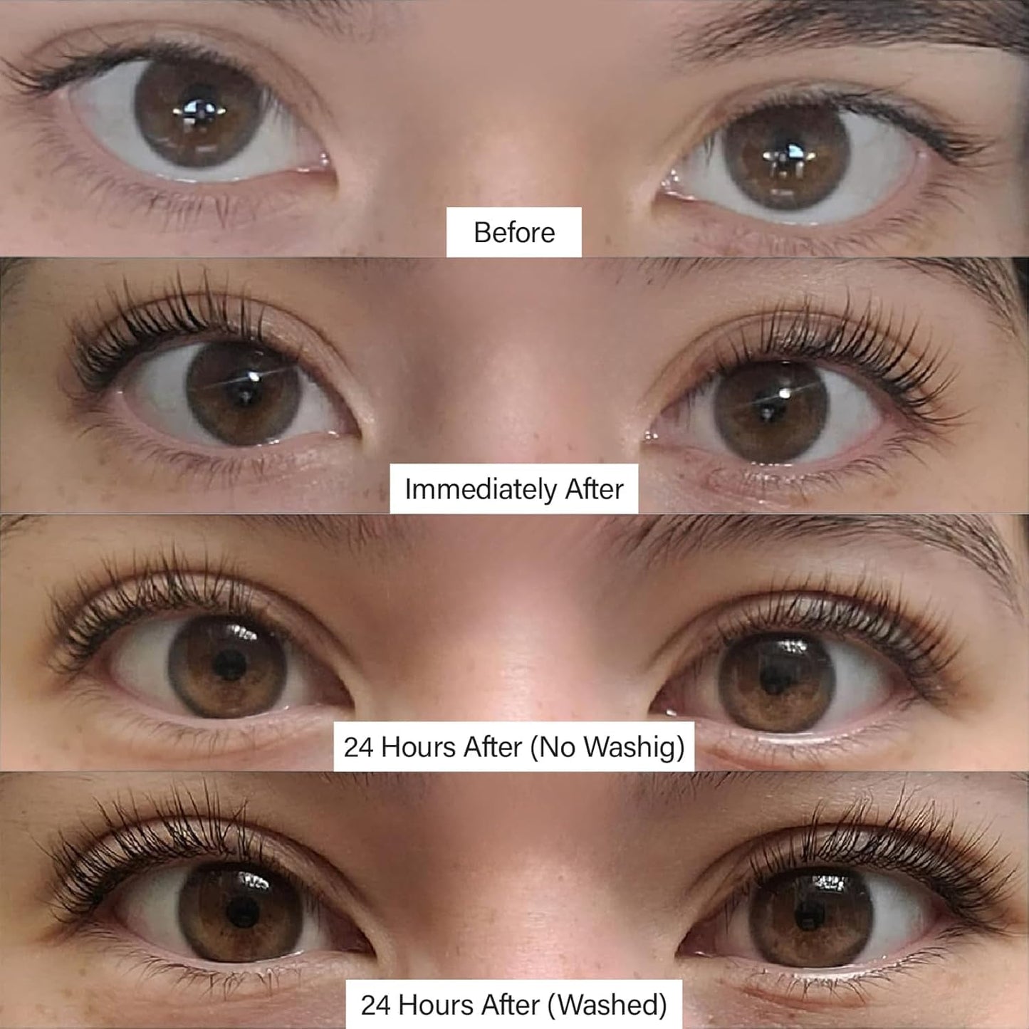 Korean Lash Lift Kit - Easy Application for Perfectly Curled, Darker Lashes | 3 Complete Treatments with Nourishing Ingredients